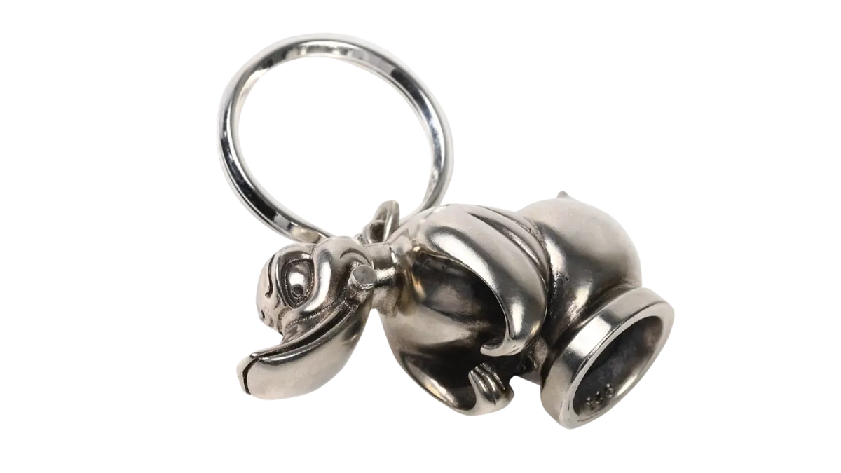 DEATH PROOF DUCK Silver Keychain