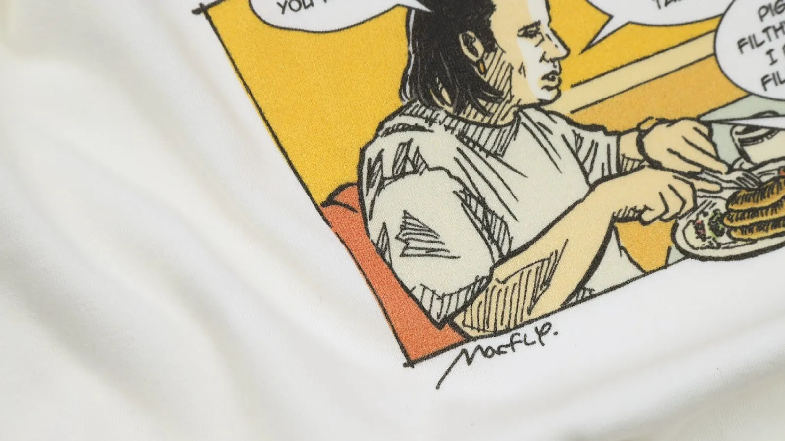 パルプフィクション ハンバーガーと銃弾 Tシャツ