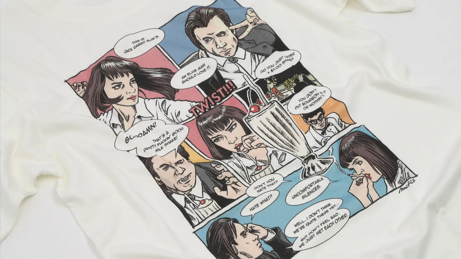 パルプフィクション 5ドルのシェイク Tシャツ