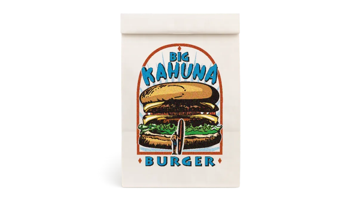 KAHUNA BURGER Paper Bag