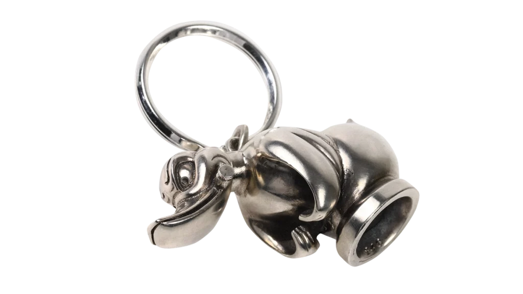 デスプルーフダック シルバーキーホルダー