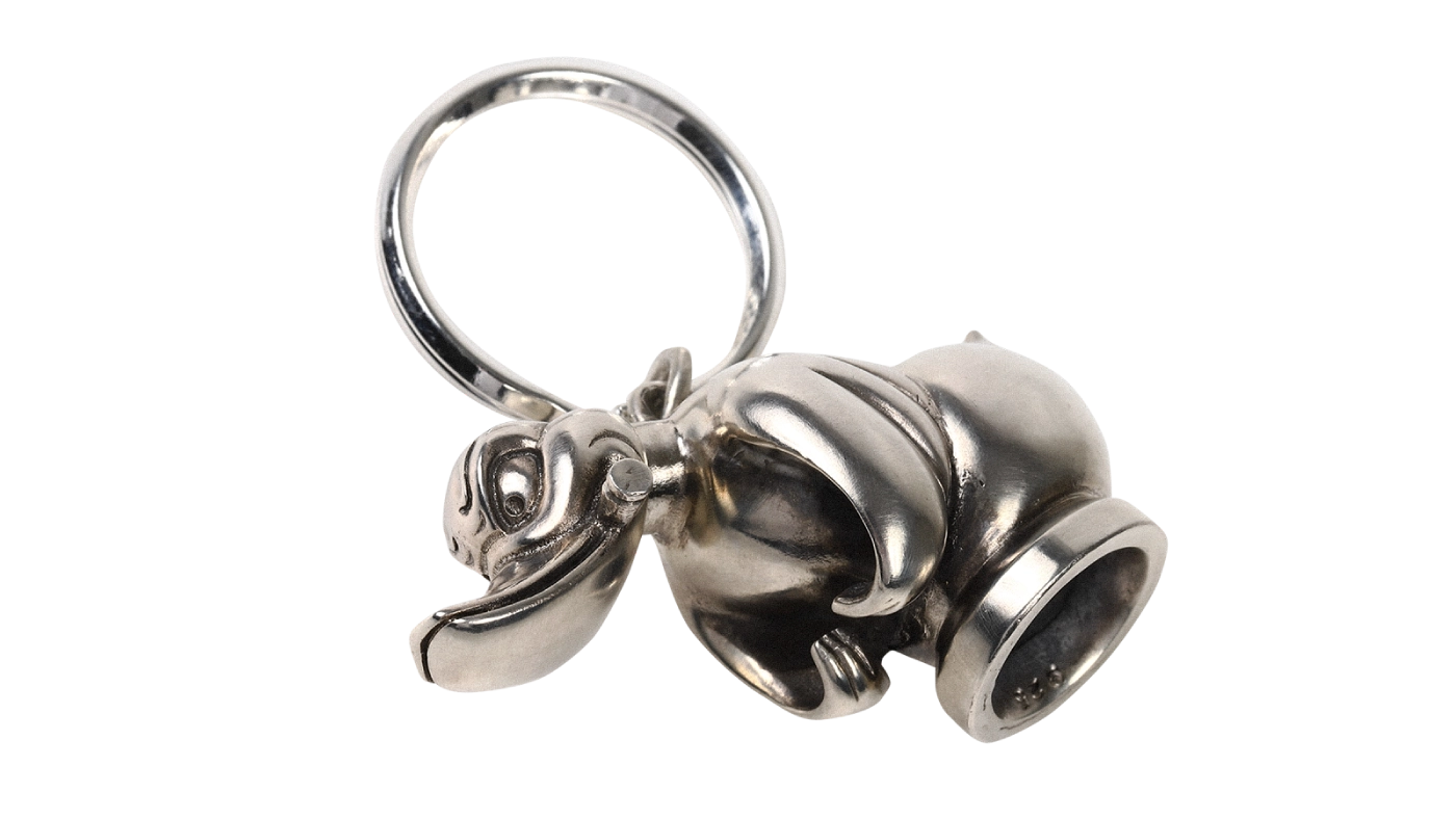 デスプルーフダック シルバーキーホルダー