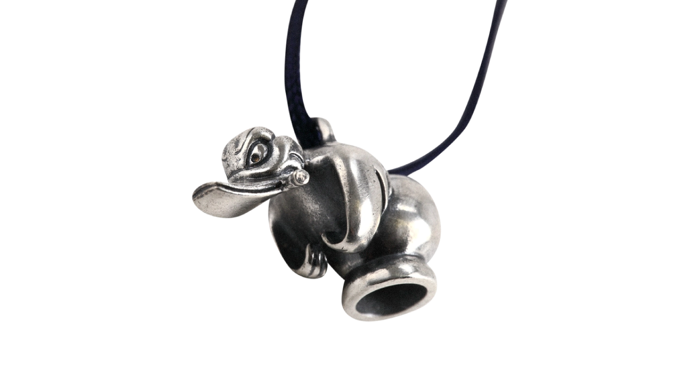 デスプルーフ コンボイ ラバーダック シルバーペンダント