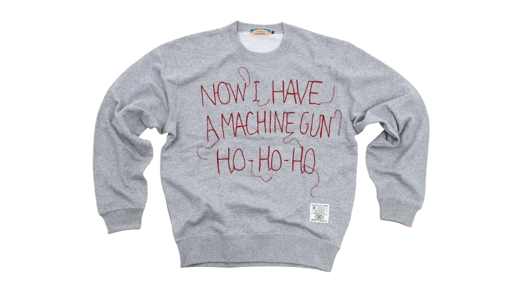 ダイハード マシンガンは頂いたぜ！ 刺繍スウェット
