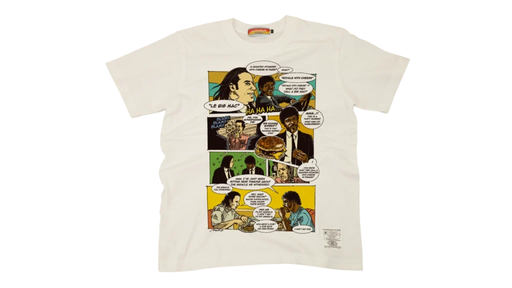 ビッグカフナバーガーと銃弾 Tシャツ パルプフィクション