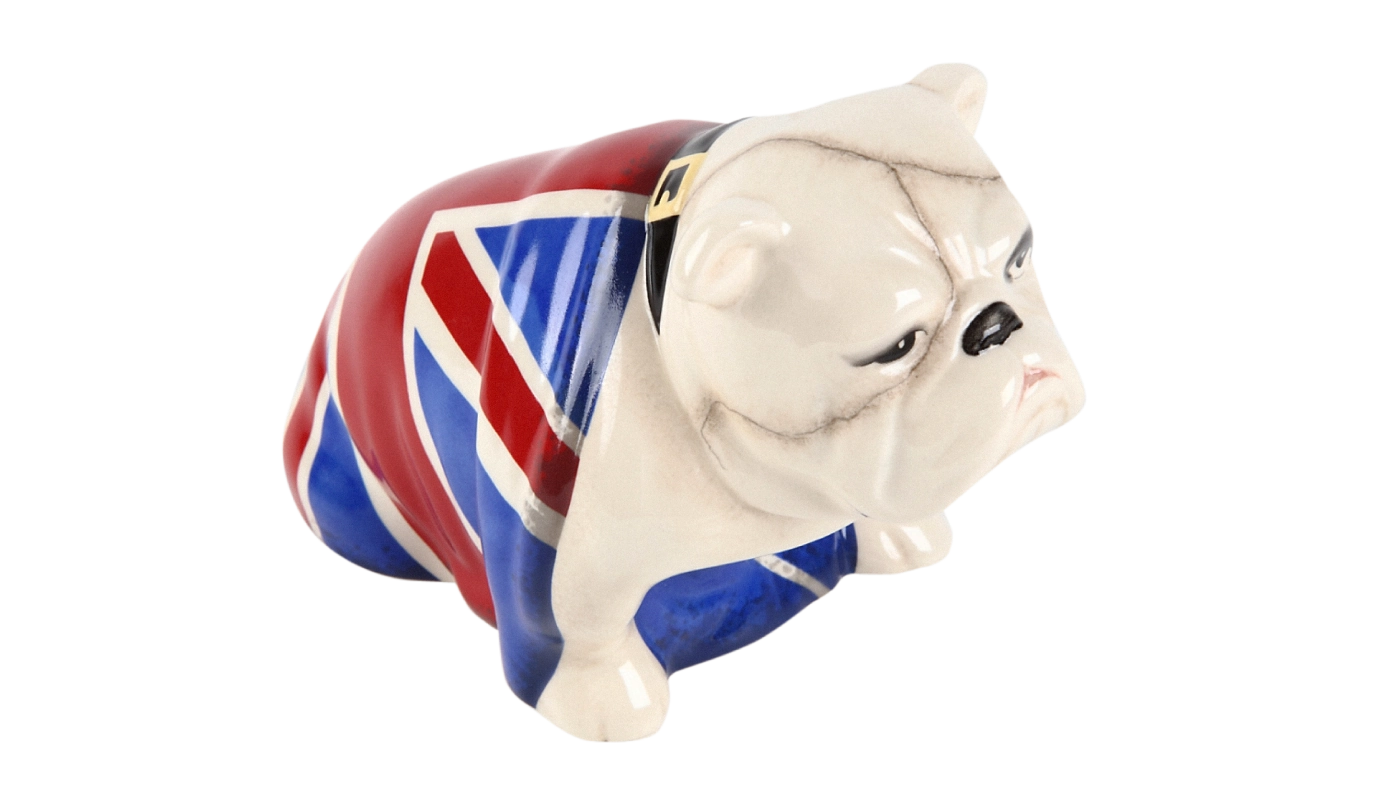 ロイヤルドルトン ブルドッグ置物