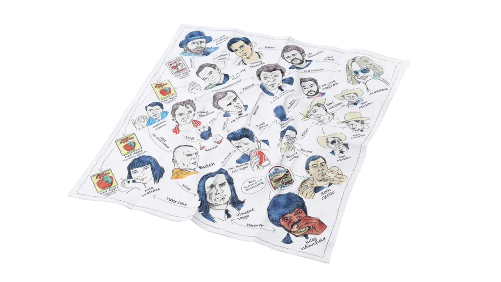 H TOKYO ハンカチ タランティーノ映画 ユニバース