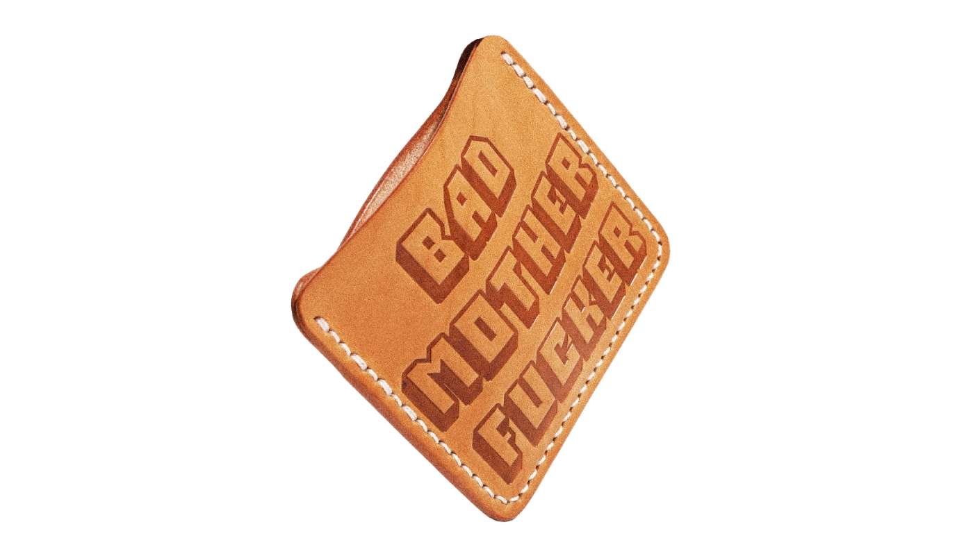 BMF財布 キャッシュレス パルプフィクション 革匠 黒羽