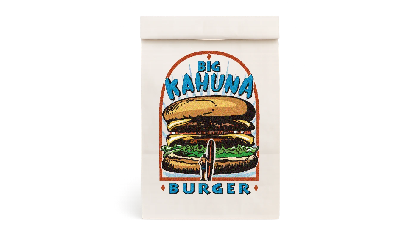 ビッグカフナバーガー 紙袋